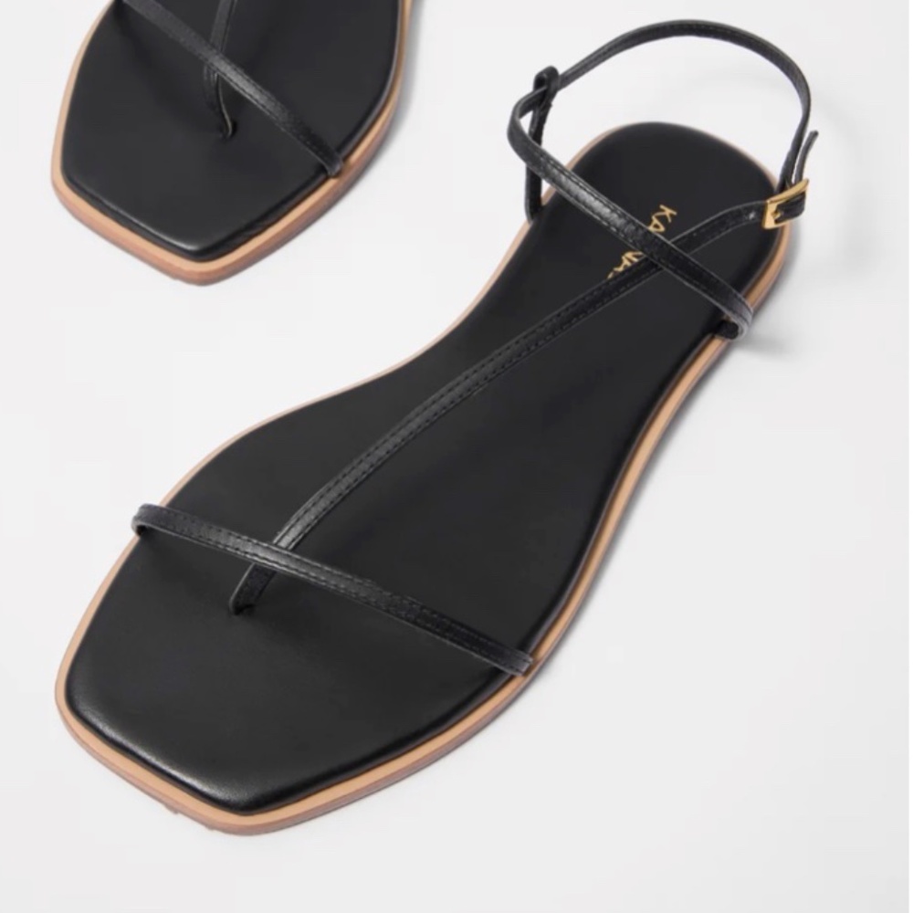 KAANAS Alayta Strappy Sandals – Size 8, Black, New Without Box - Picture 6 of 16